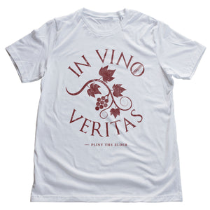 In Vino Veritas (Latin: "In Wine lies the Truth") — Retro Premium Unisex T-Shirt
