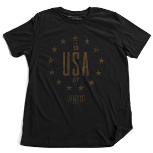 USA Star Circle '67 — premium unisex t-shirt