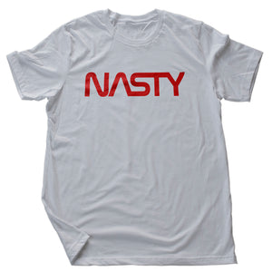NASTY — Retro NASA Logo Parody Premium Unisex T-shirt