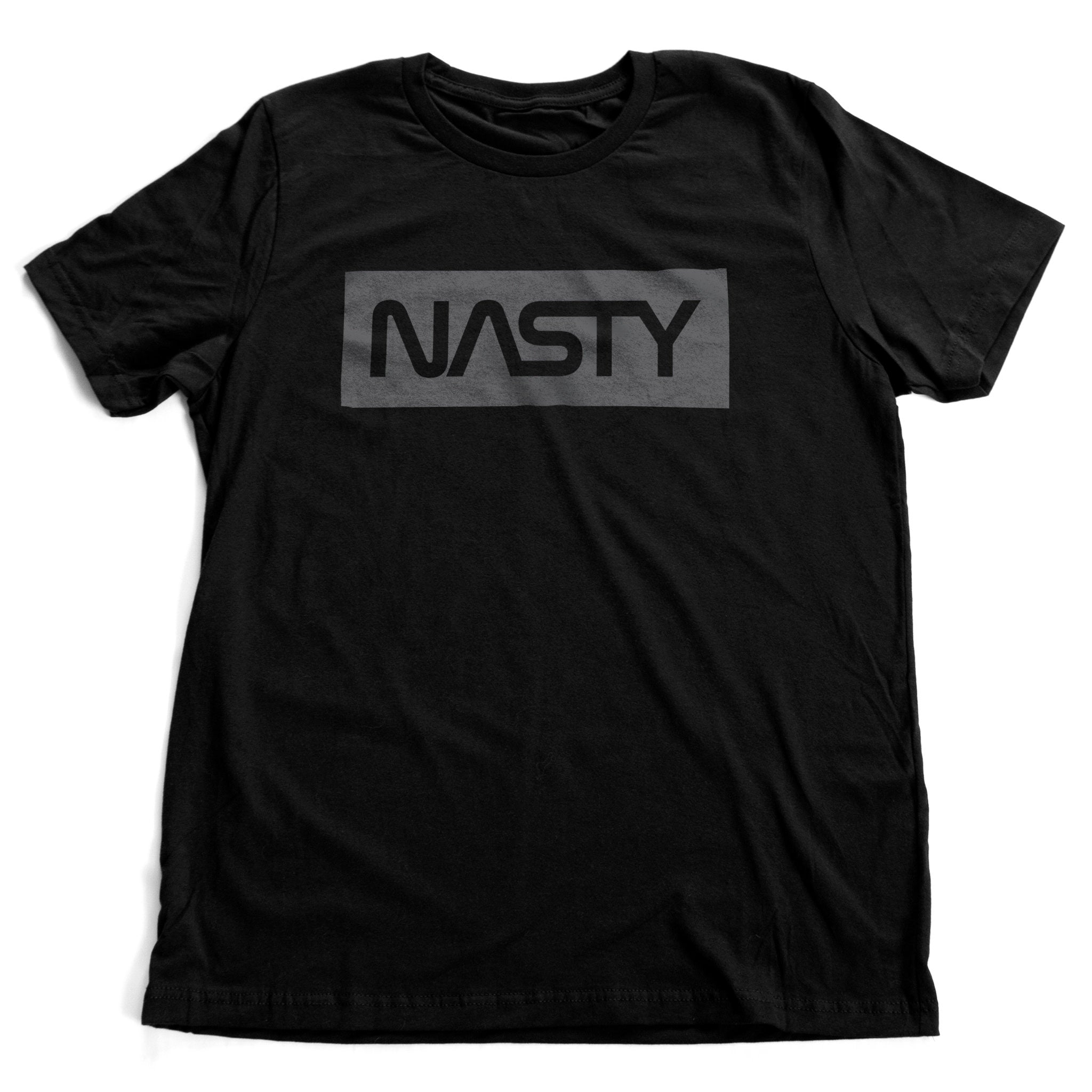 NASTY — Retro NASA Logo Parody Premium Unisex T-shirt
