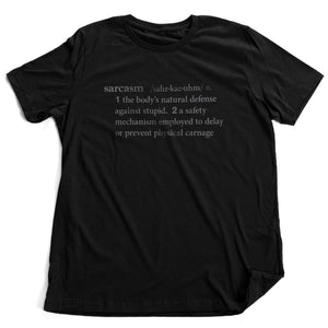 Sarcasm defined—premium short-sleeve unisex T-Shirt