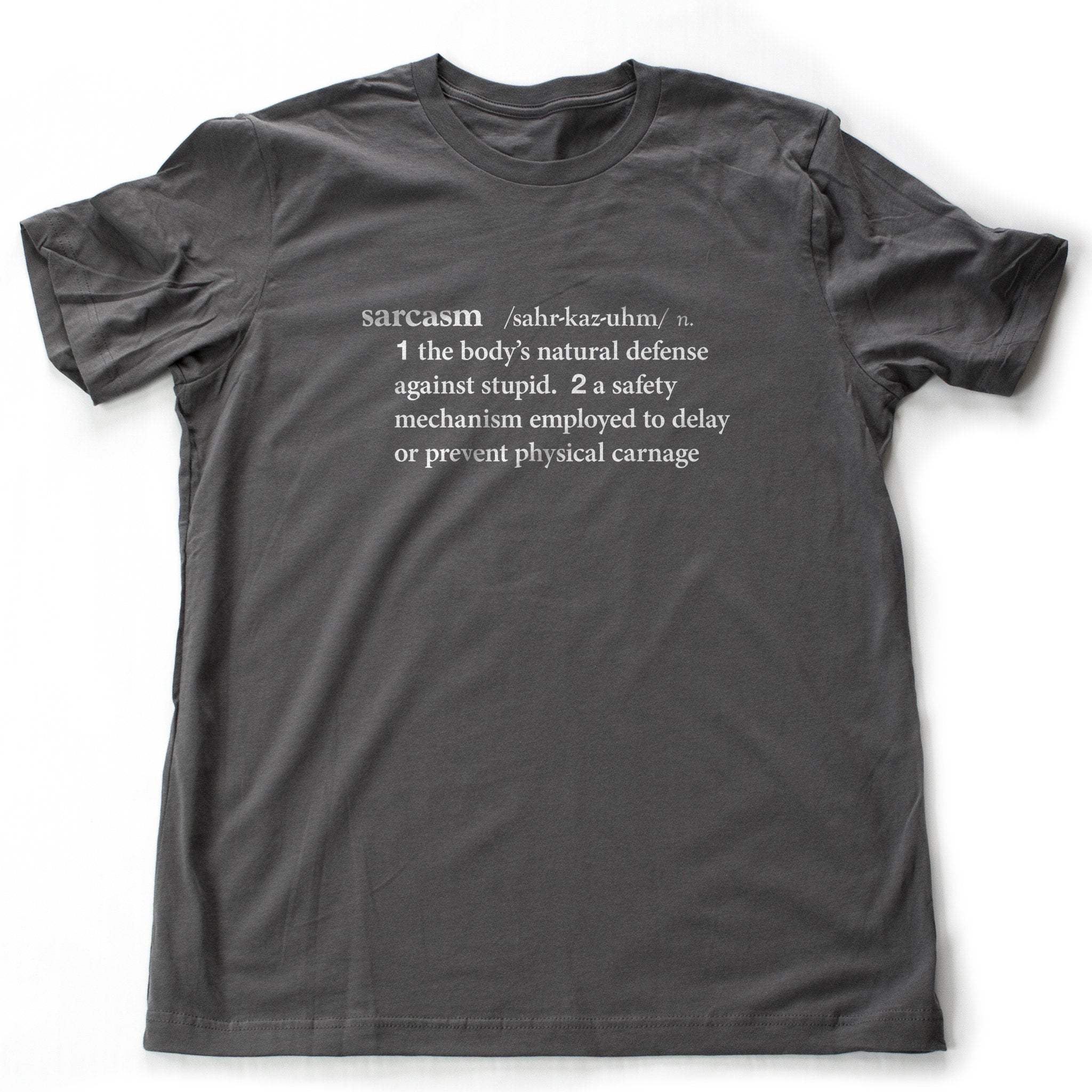 Sarcasm defined—premium short-sleeve unisex T-Shirt