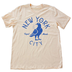 New York City (pigeon) — Retro Premium Unisex T-Shirt