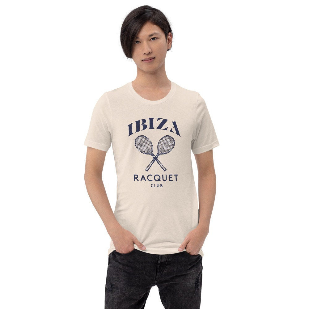 Ibiza Racquet Club — Retro Unisex T-Shirt