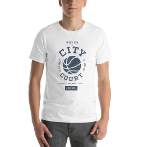 City Court (West 4th Basketball / NYC) — "BRING HEART" classic retro premium unisex T-shirt
