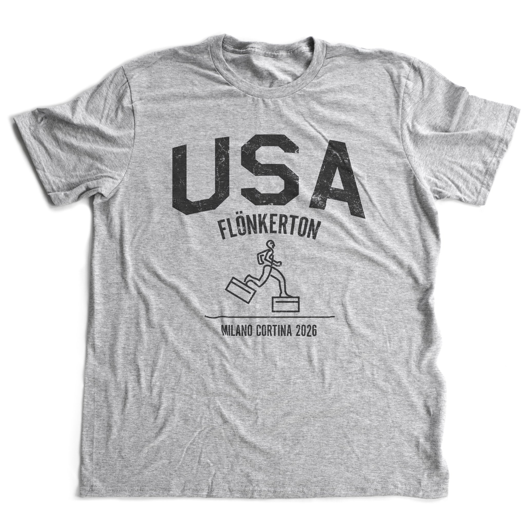 The Office Olympics - Flonkerton - Team USA - Dunder Mifflin - fun unisex premium tv parody t-shirt