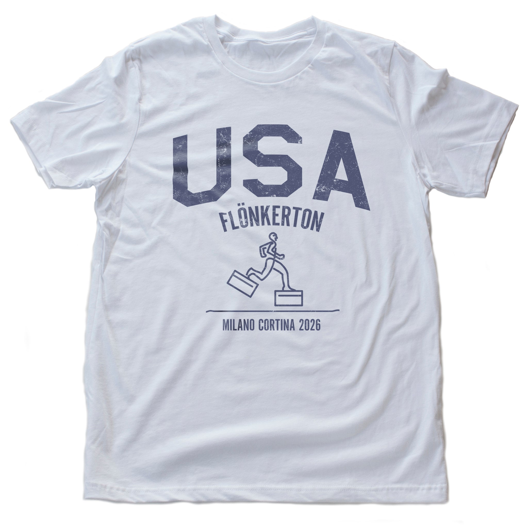 The Office Olympics - Flonkerton - Team USA - Dunder Mifflin - fun unisex premium tv parody t-shirt