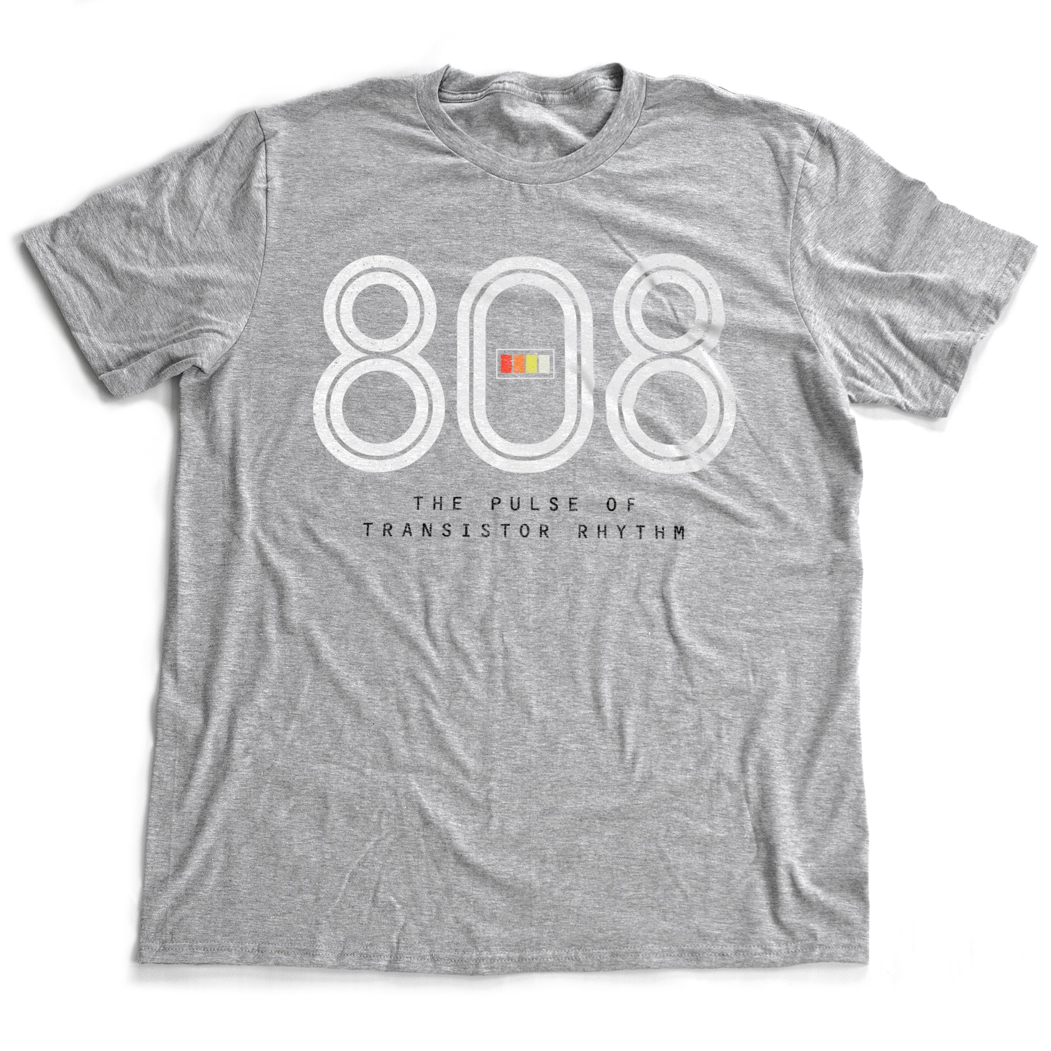 808 / The 80s drum machine—the heartbeat of dance music, hiphop, and EDM / a tribute — Short-Sleeve Unisex T-Shirt