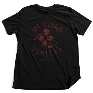 In Vino Veritas (Latin: "In Wine lies the Truth") — Retro Premium Unisex T-Shirt