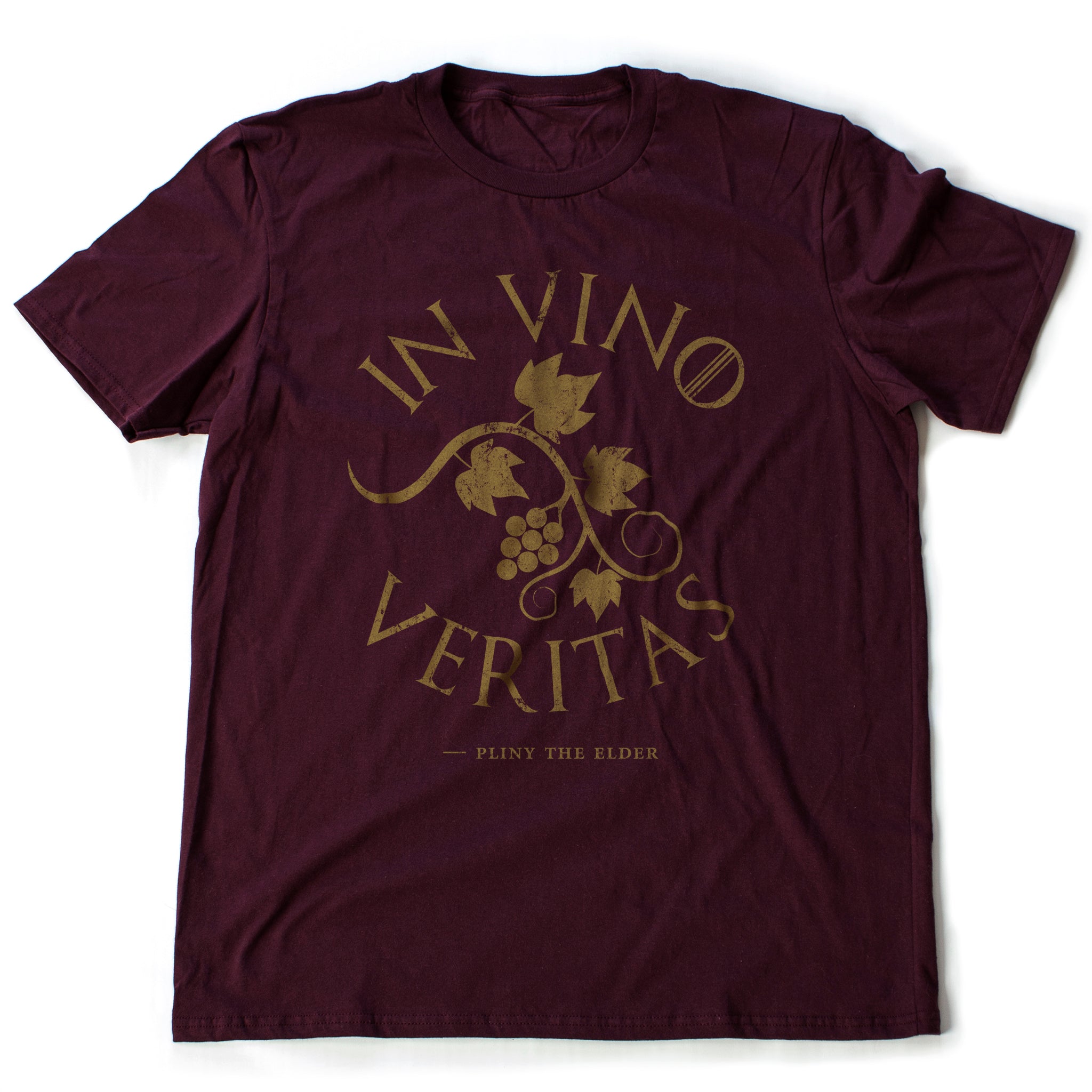 In Vino Veritas (Latin: "In Wine lies the Truth") — Retro Premium Unisex T-Shirt