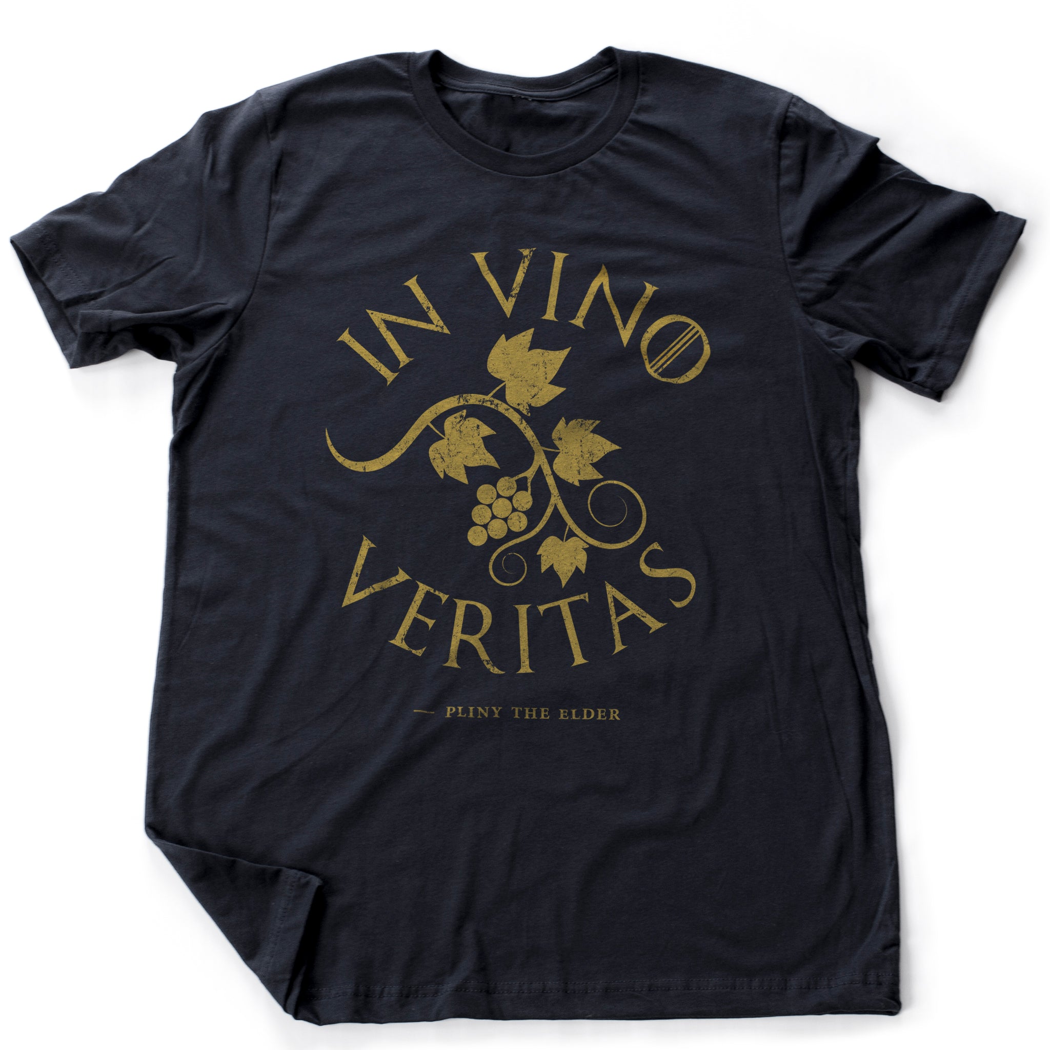 In Vino Veritas (Latin: "In Wine lies the Truth") — Retro Premium Unisex T-Shirt