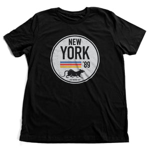 New York and its Unofficial Spirit Animal, The Rat — a Sarcastic Unisex Short-Sleeve T-Shirt