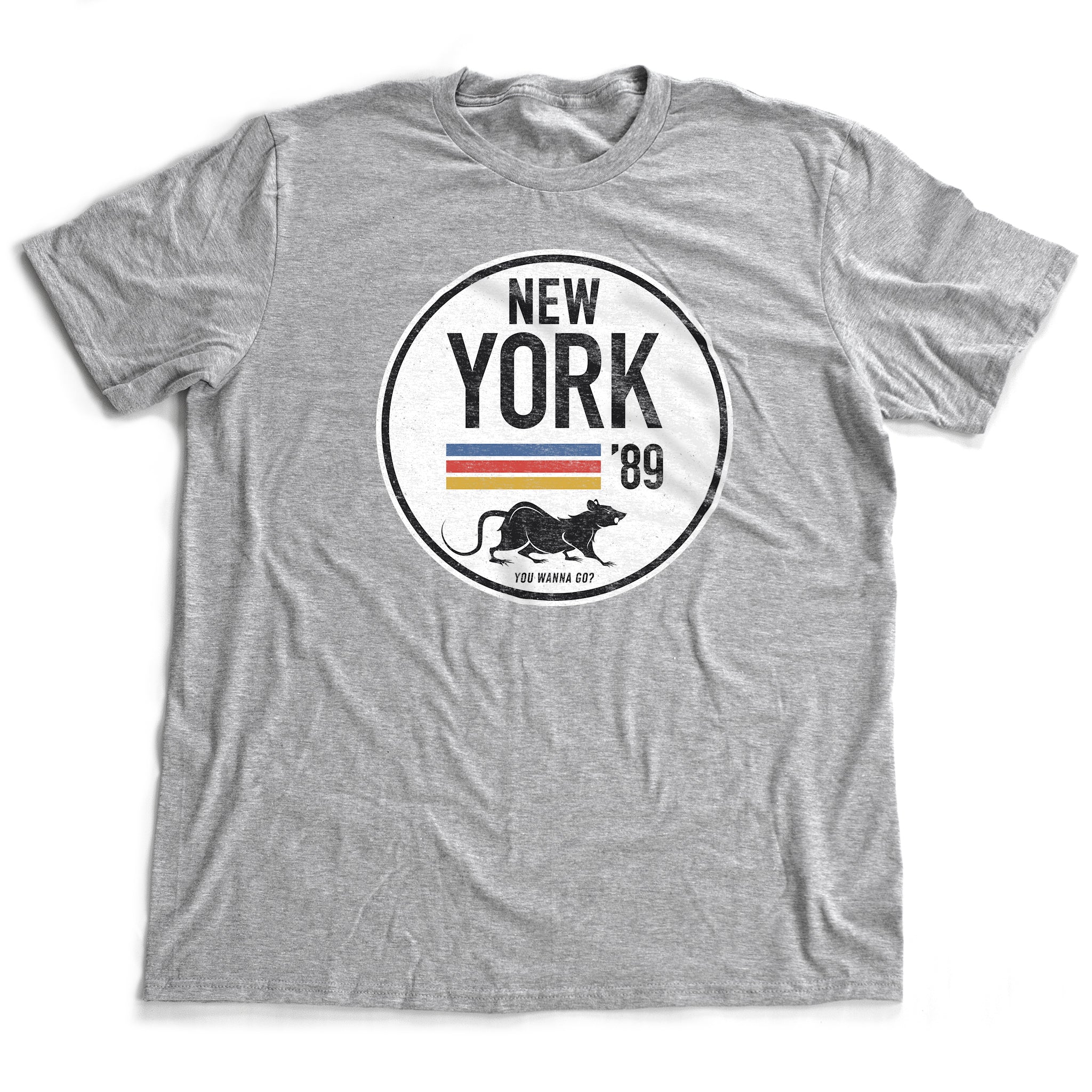 New York and its Unofficial Spirit Animal, The Rat — a Sarcastic Unisex Short-Sleeve T-Shirt
