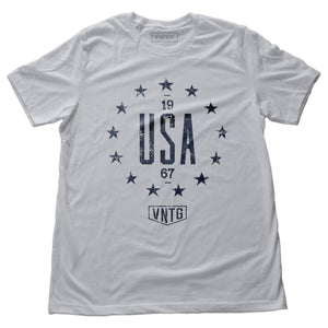 USA Star Circle '67 — premium unisex t-shirt
