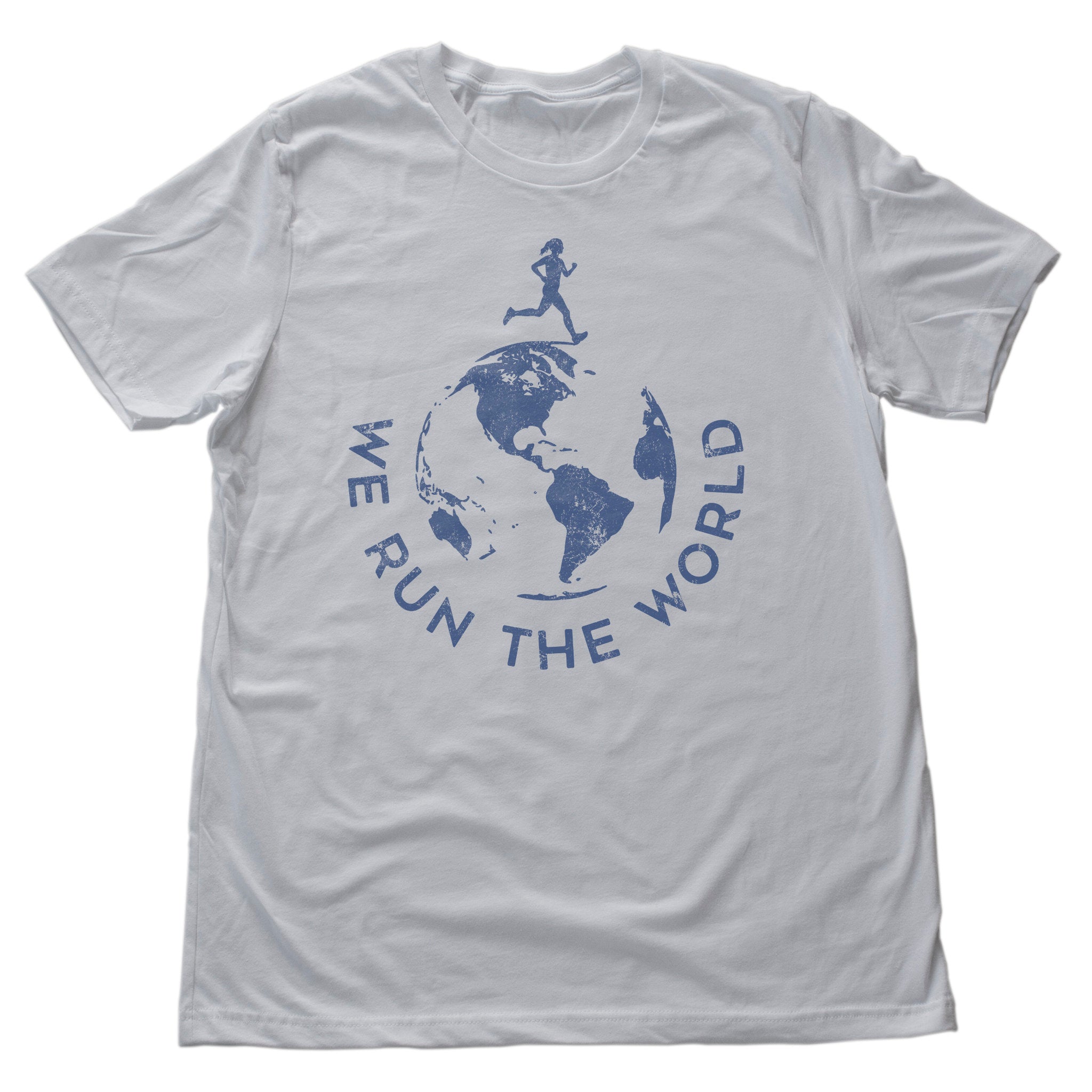 We Run the World [Female Runner] — funny runner's Unisex Tee