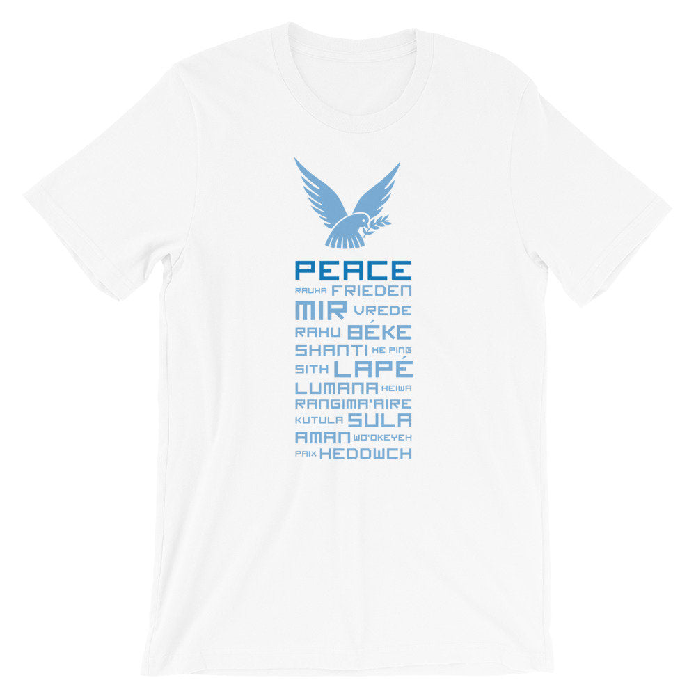 PEACE: Languages of the World — Unisex T-shirt