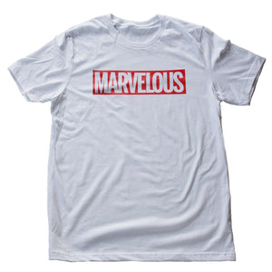 MARVEL...OUS — a premium tee with comically epic swagger