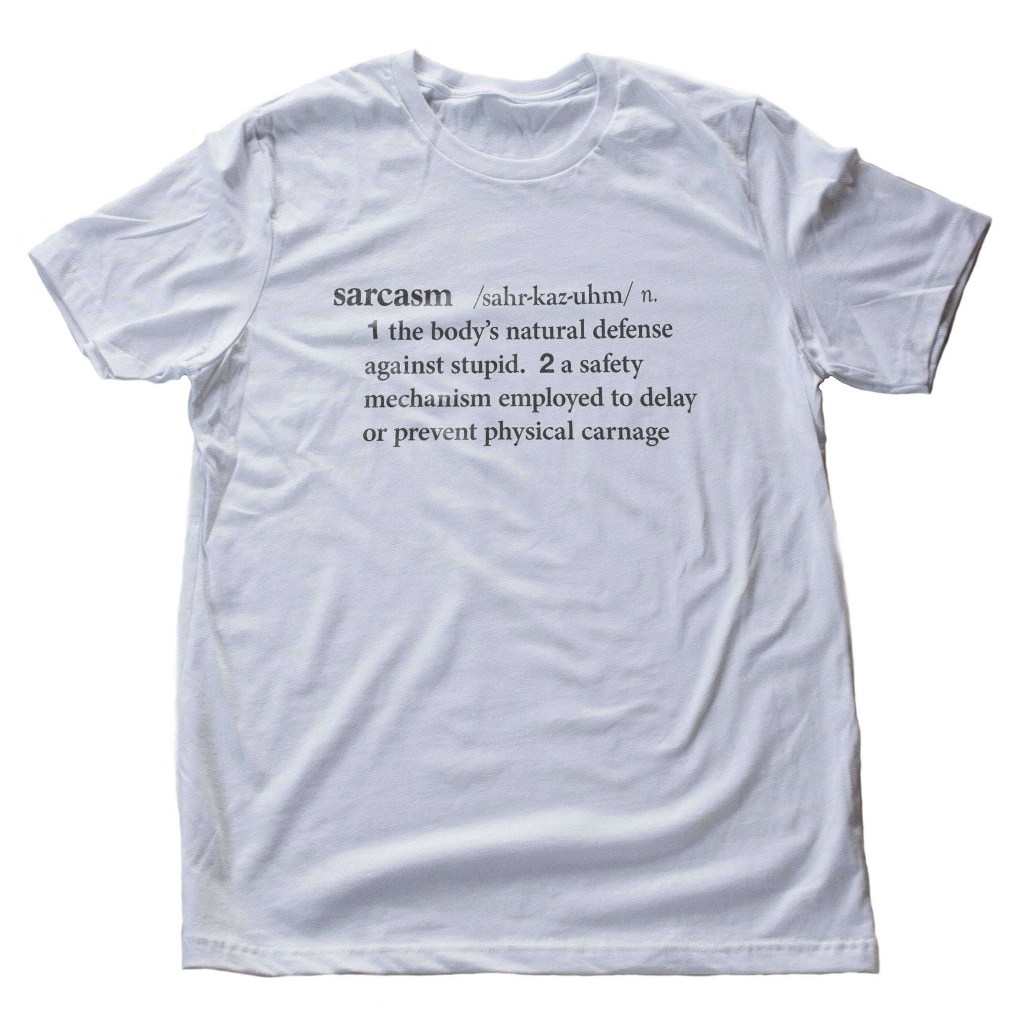 Sarcasm defined—premium short-sleeve unisex T-Shirt