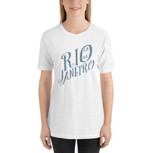 Rio de Janeiro Script — Retro | Vintage-inspired Premium Unisex T-Shirt