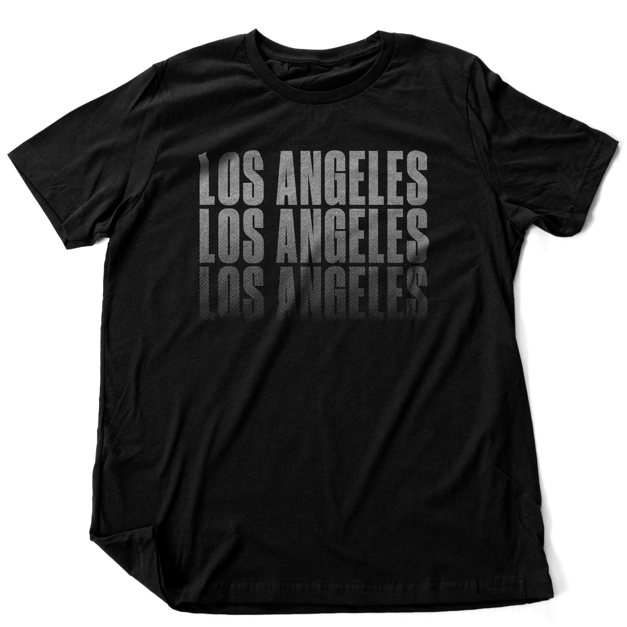 Los Angeles Benday Fade — Premium Unisex Short-Sleeve T-Shirt