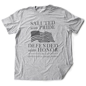Veteran's Premium T-Shirt — Defending the Flag with HONOR