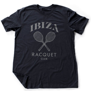 Ibiza Racquet Club — Retro Unisex T-Shirt