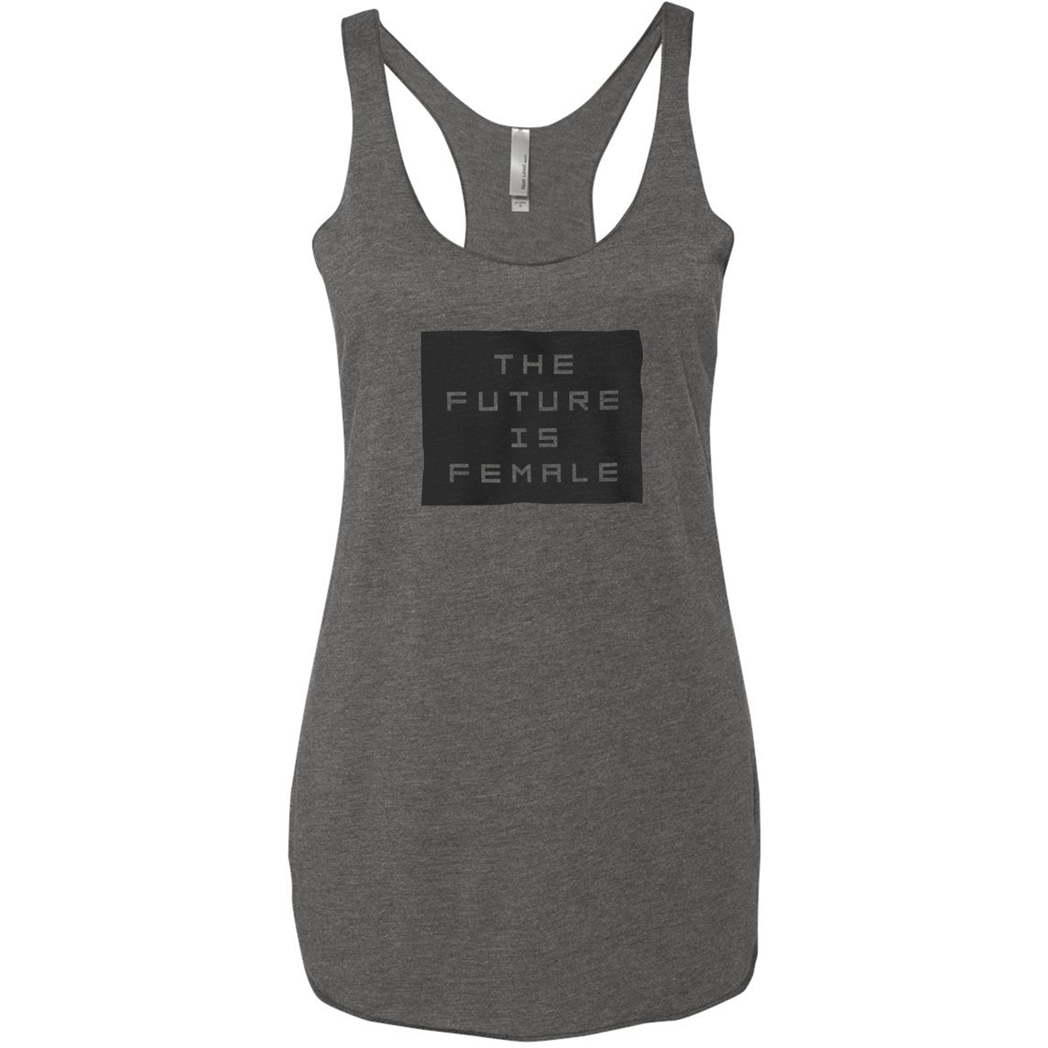 The FUTURE IS FEMALE - Women Power / Feminism Premium Racerback Tank
