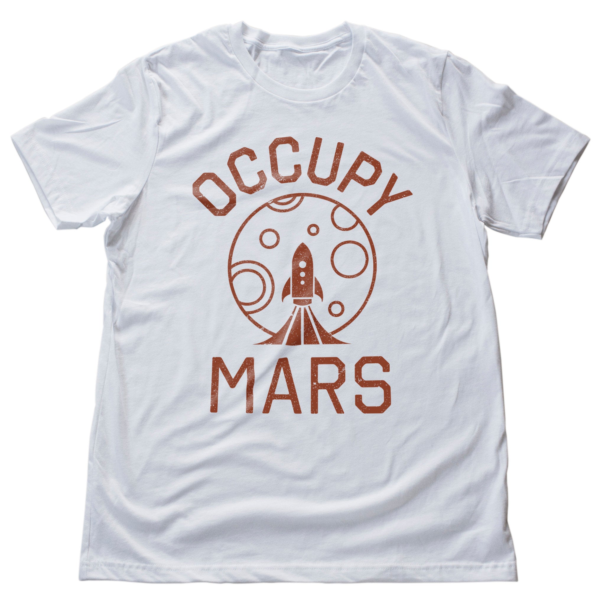 OCCUPY MARS — Elon Musk T-shirt / NASA SpaceX Shirt Space Tee / Funny Dad or Sci-Fi Nerd Gift