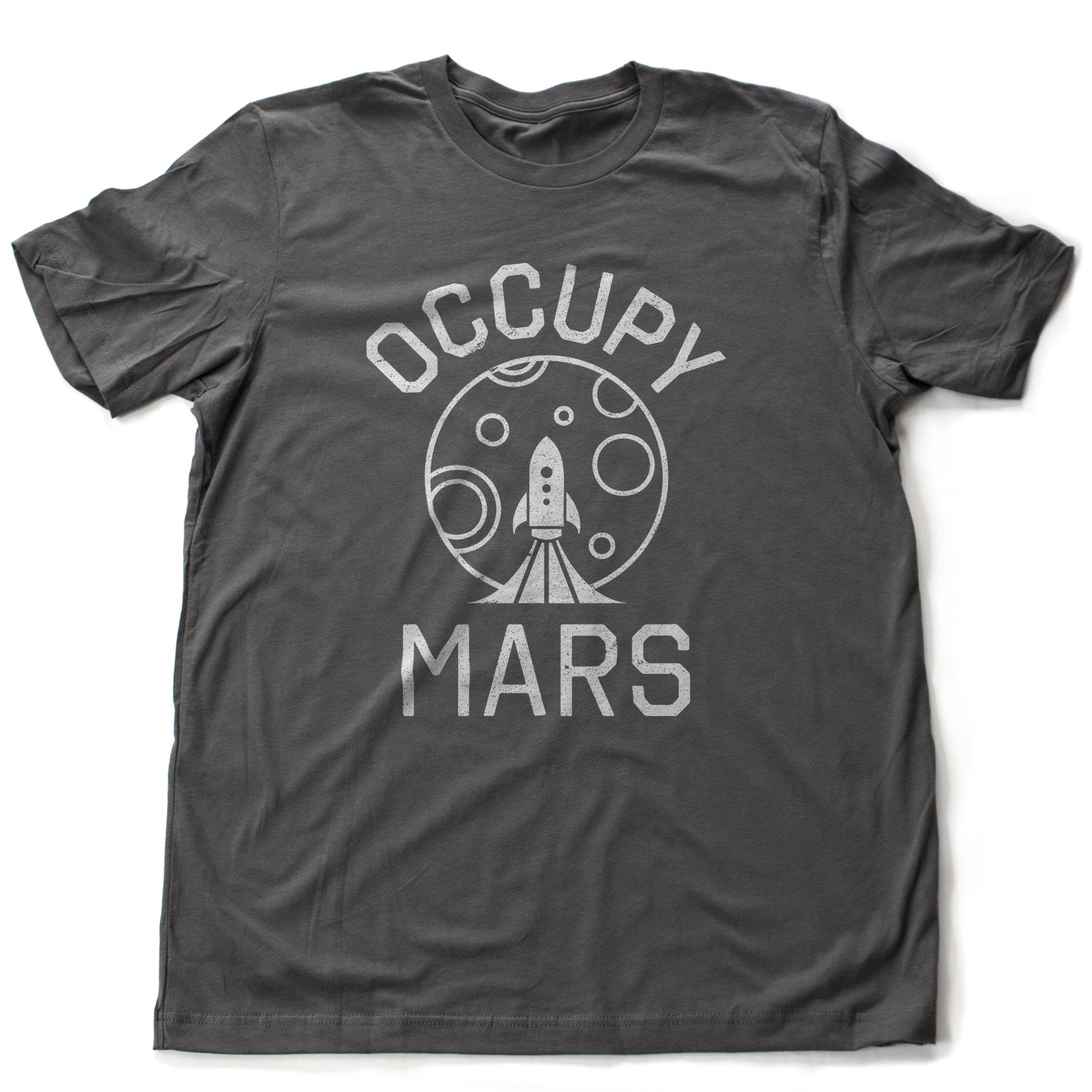 OCCUPY MARS — Elon Musk T-shirt / NASA SpaceX Shirt Space Tee / Funny Dad or Sci-Fi Nerd Gift