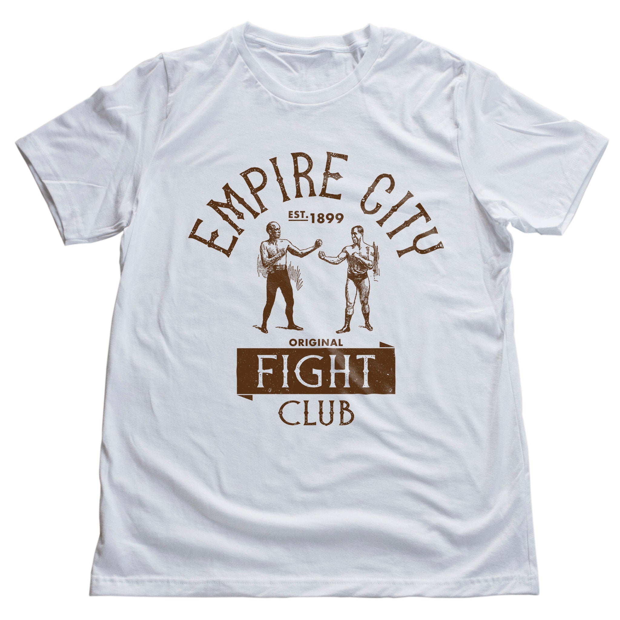 FIGHT CLUB Empire City (New York City / Manhattan / Gotham) — funny, sarcastic 'vintage fiction' retro unisex t-shirt