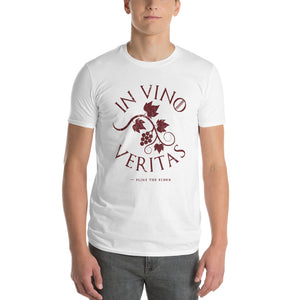 In Vino Veritas (Latin: "In Wine lies the Truth") — Retro Premium Unisex T-Shirt